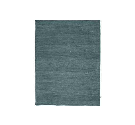 Teal - Plain vloerkleed off-white