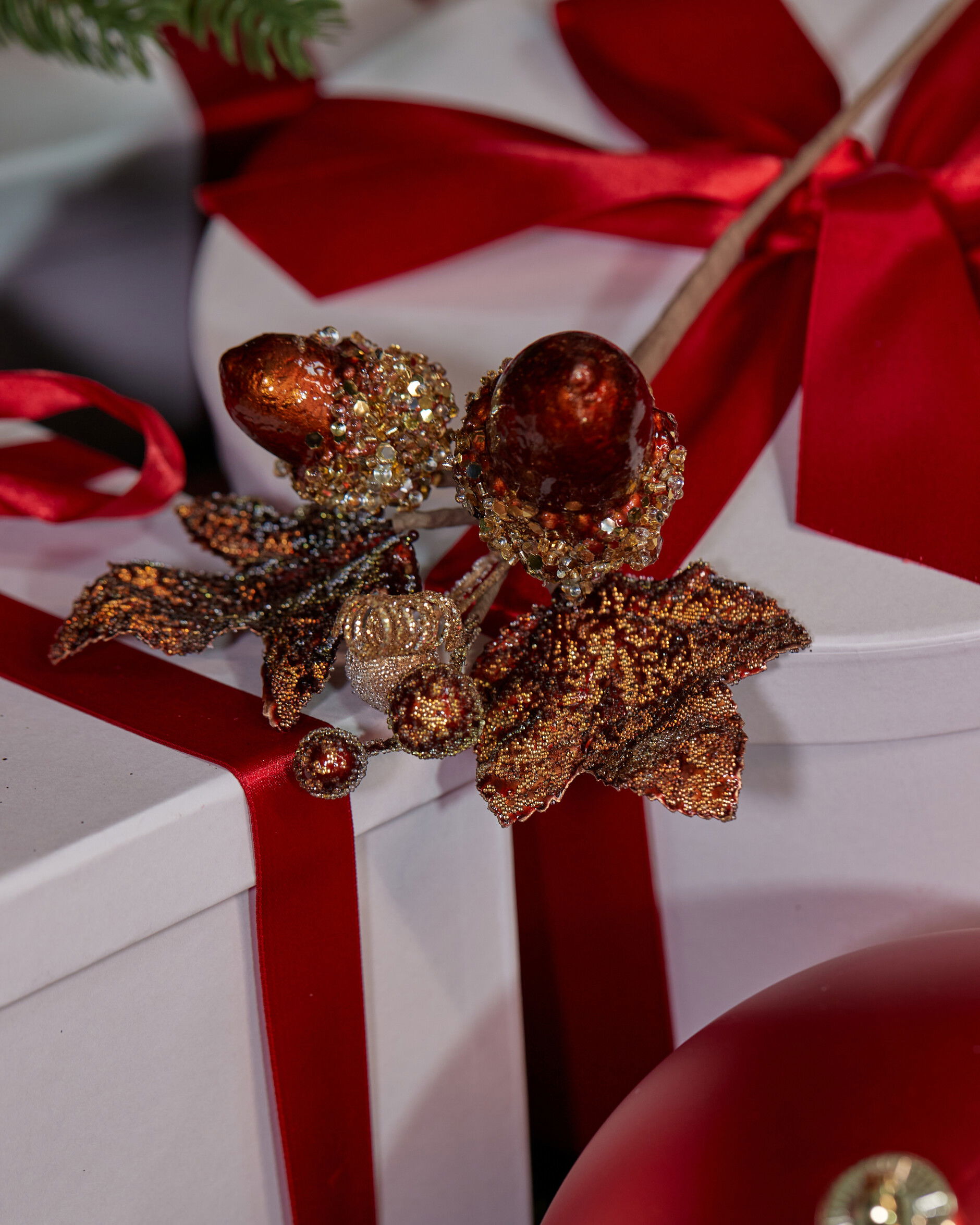 Acorn Decorative Branch Brown