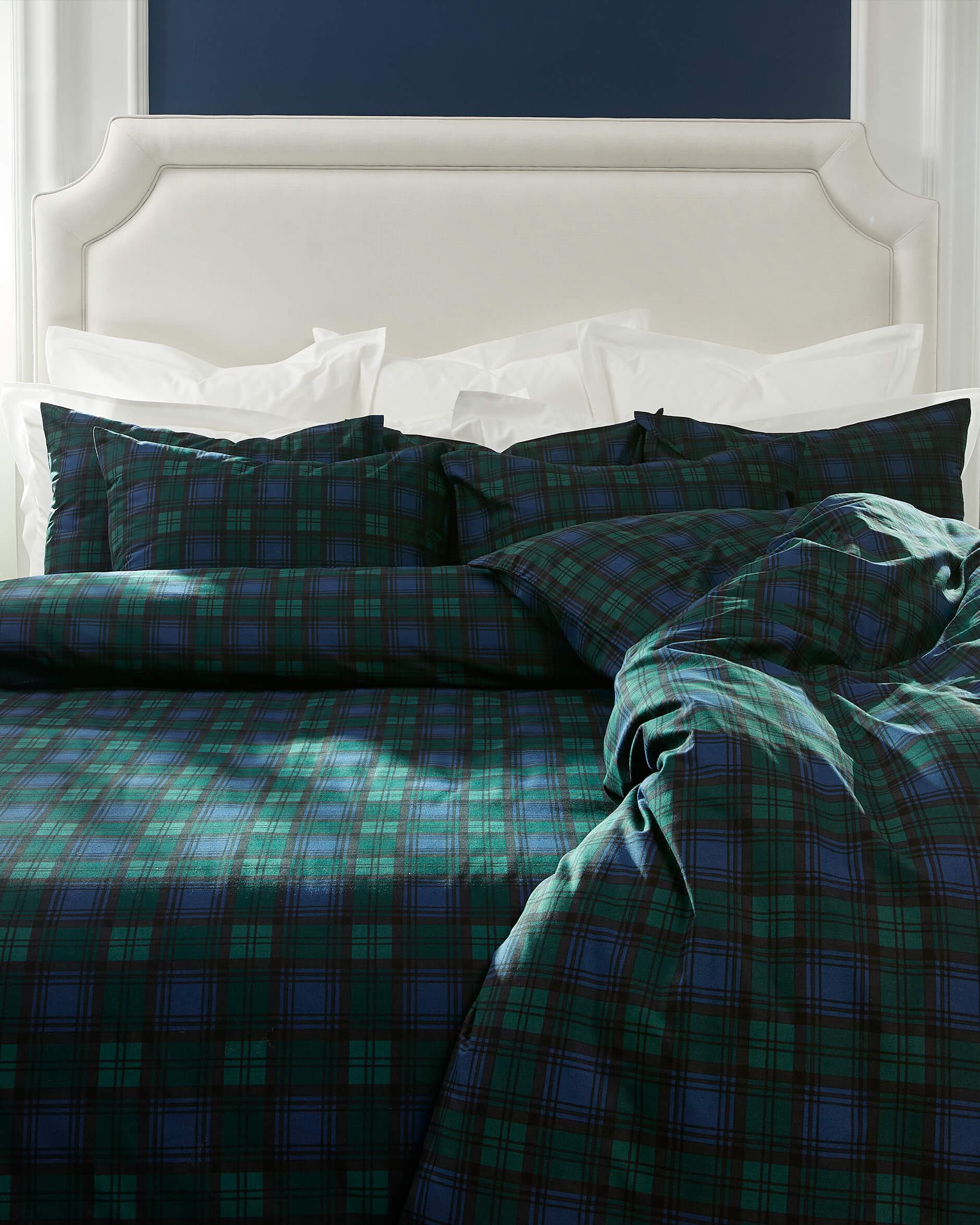 Gstaad påslakanset rutig