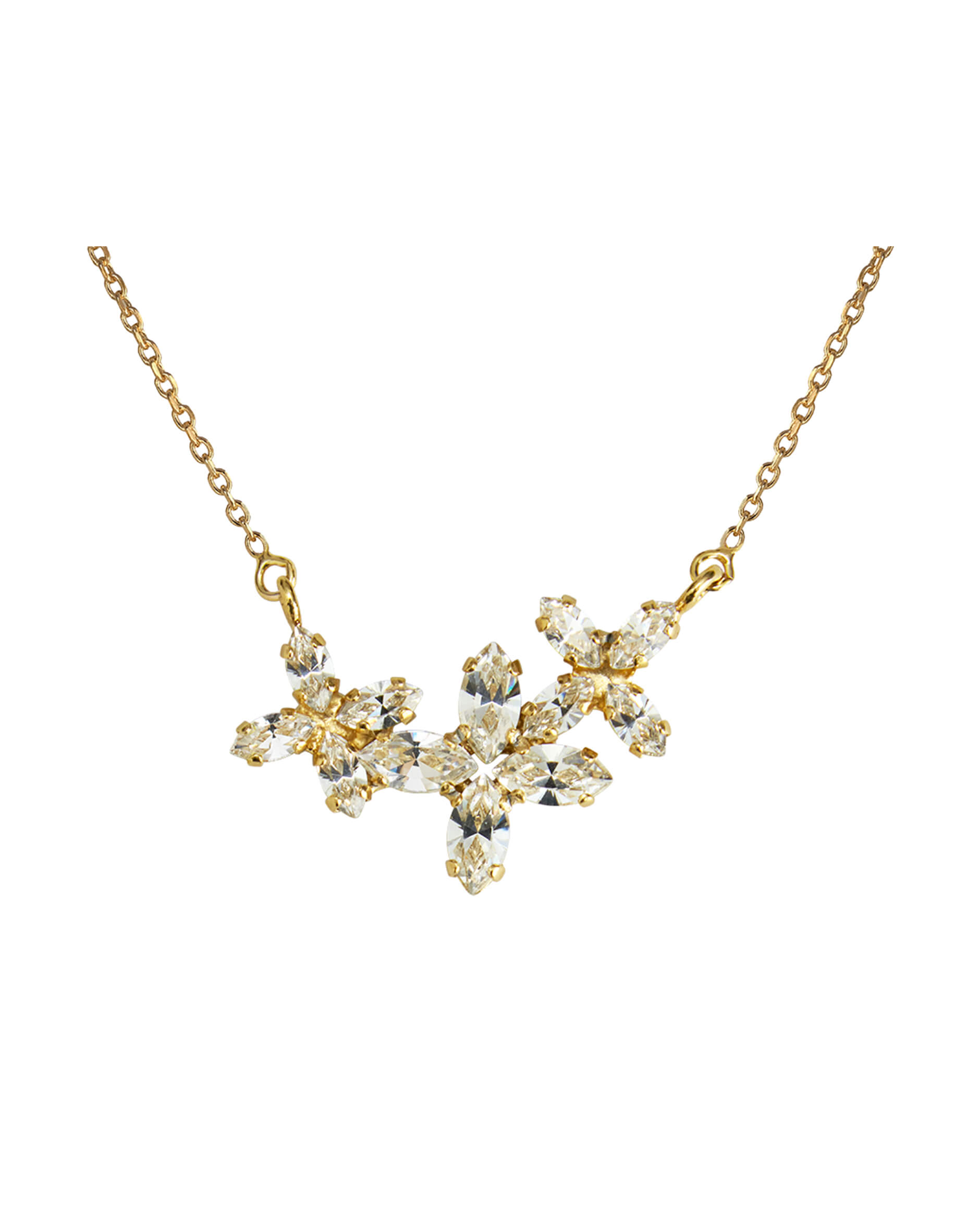 Multi Star halsband crystal