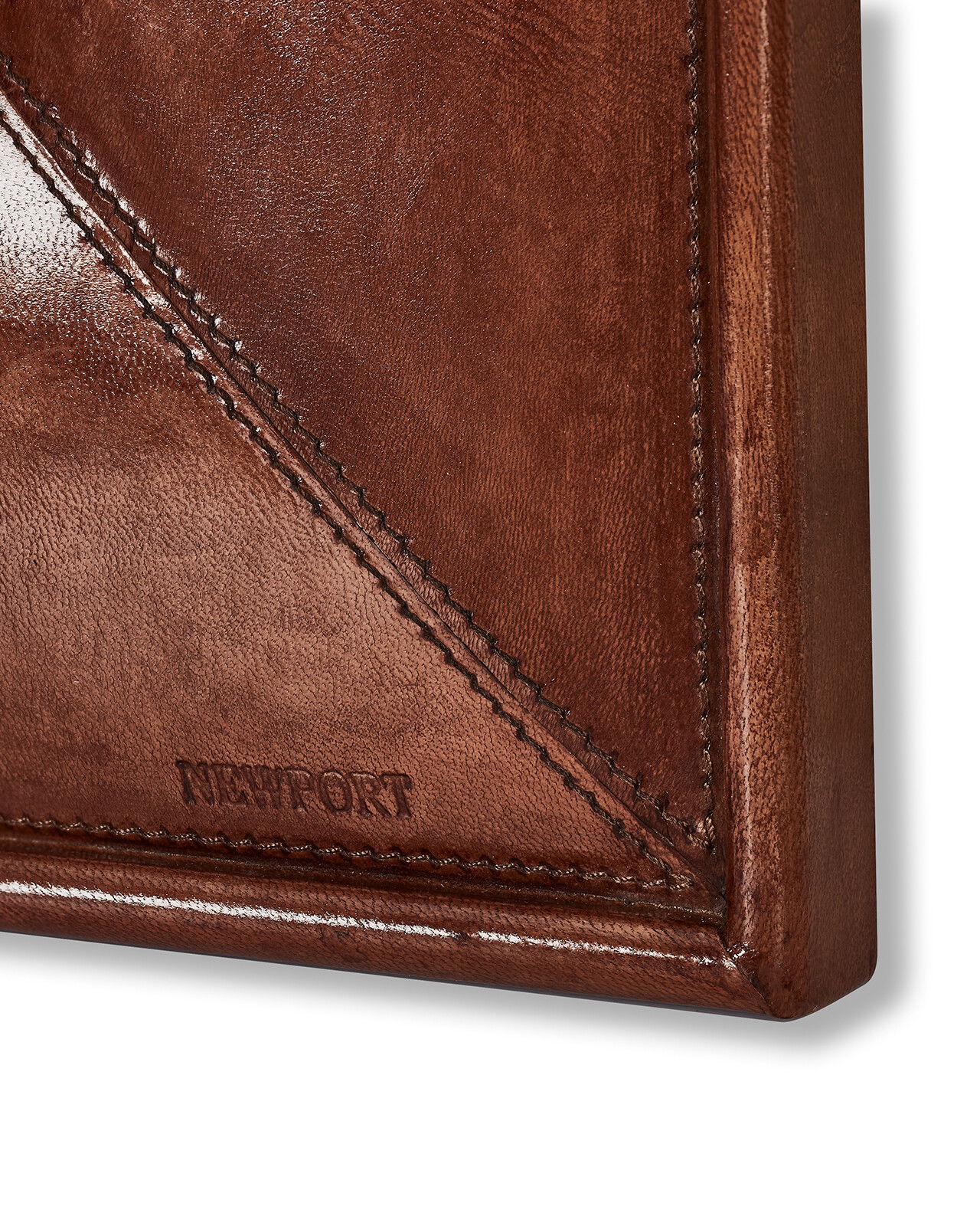 Kensington Wall Mirror Leather