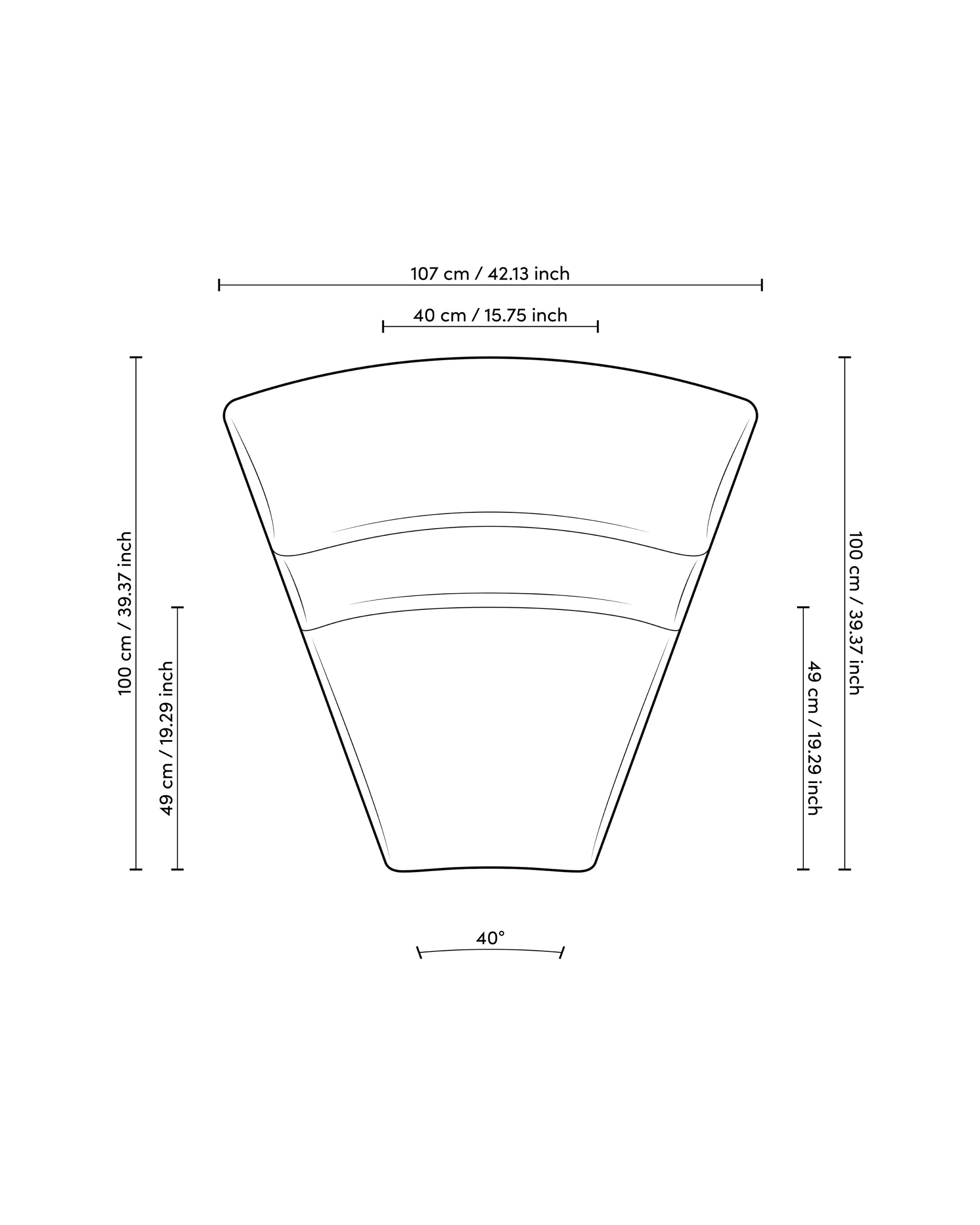 Lindau Module Inside Corner Lyssa Off-white