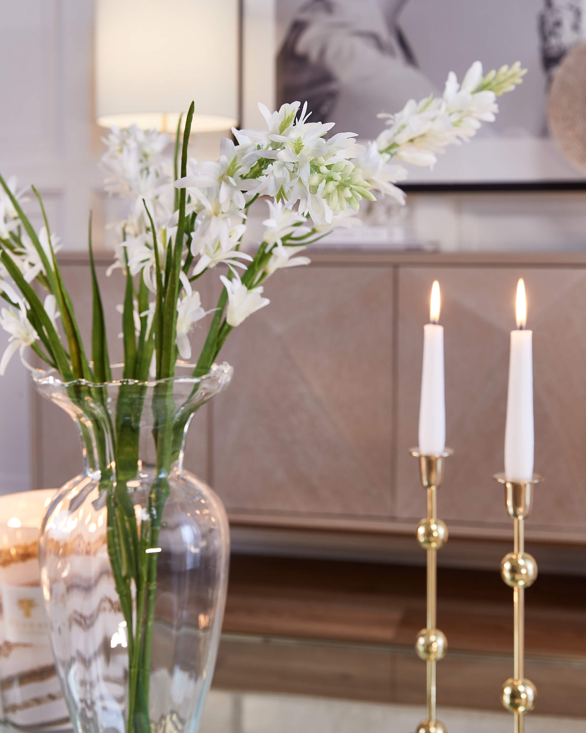 Tuberosa snittblomma vit