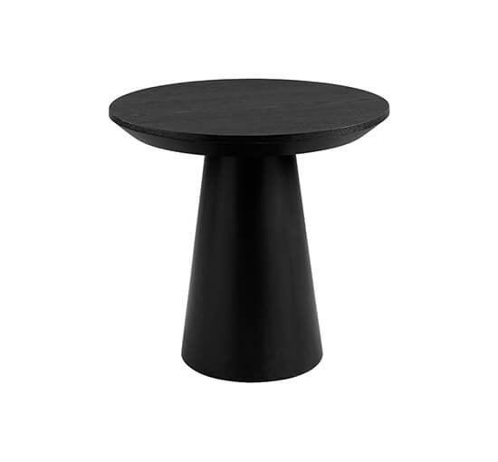Zwart - Cloud side table dark grey