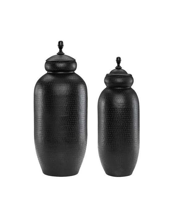 Genua dekoration svart | Inredning - Krukor & vaser - Urnor & krus | Möbelexperten