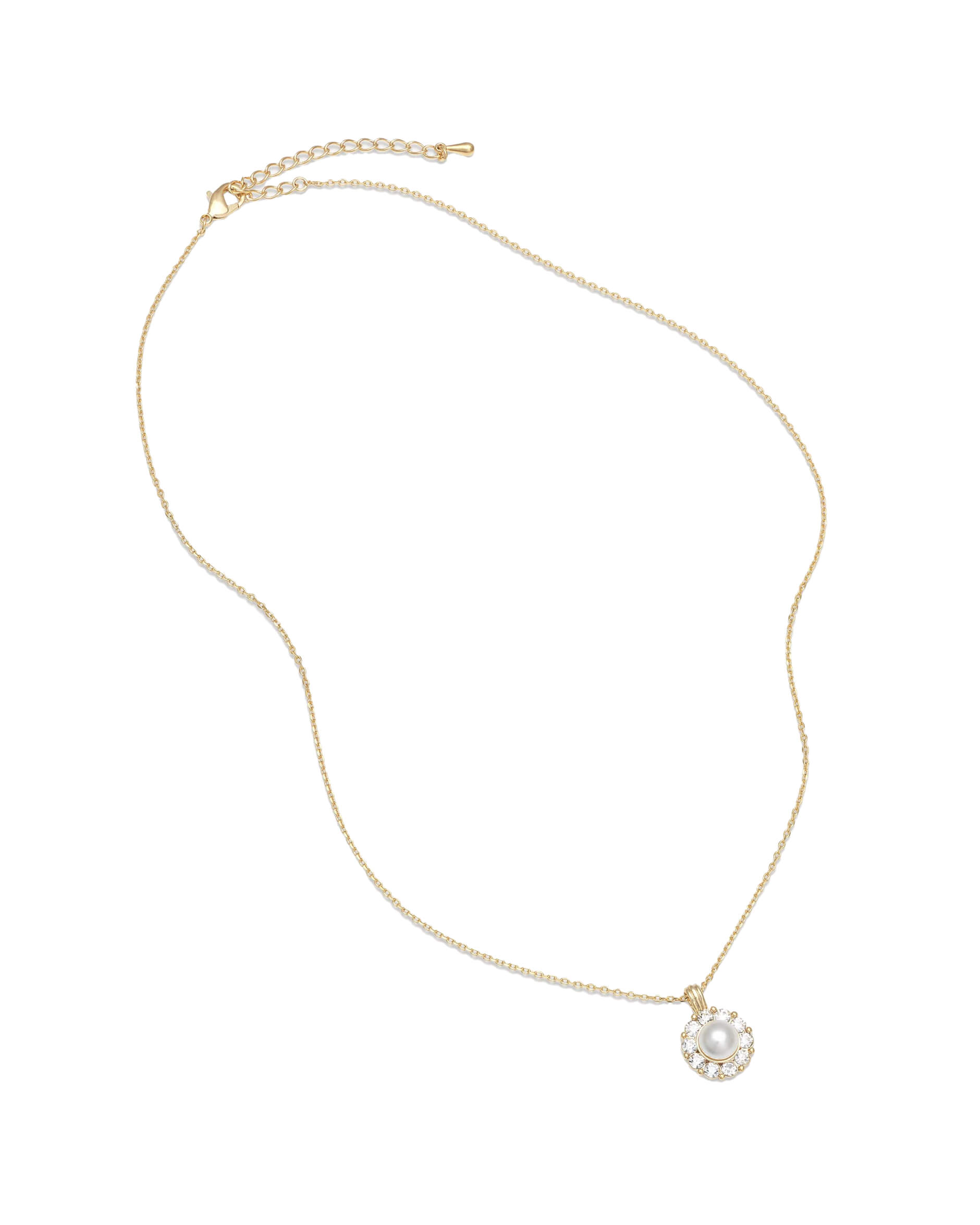 Sofia Perlen Halskette Elfenbein