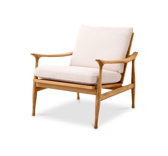 null - Manzo Chair Bouclé Cream