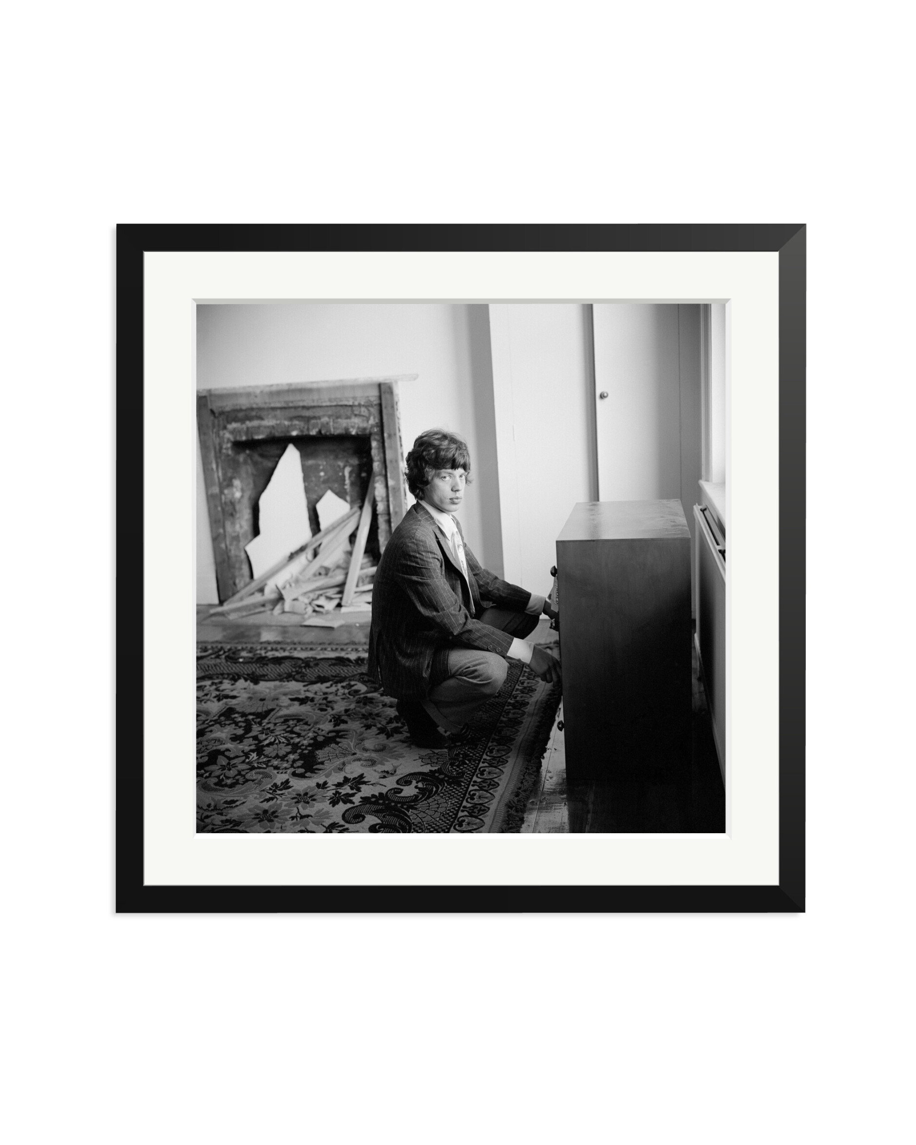 Mick Jagger at Home, 1966 Black / XL