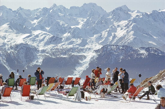 Lounging in Verbier