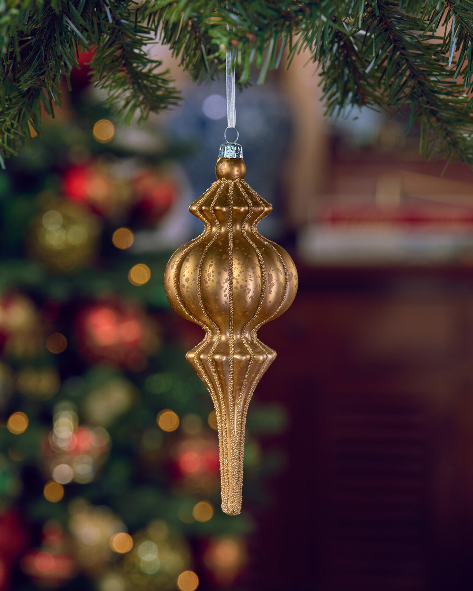 Faye Christmas tree ornament bronze