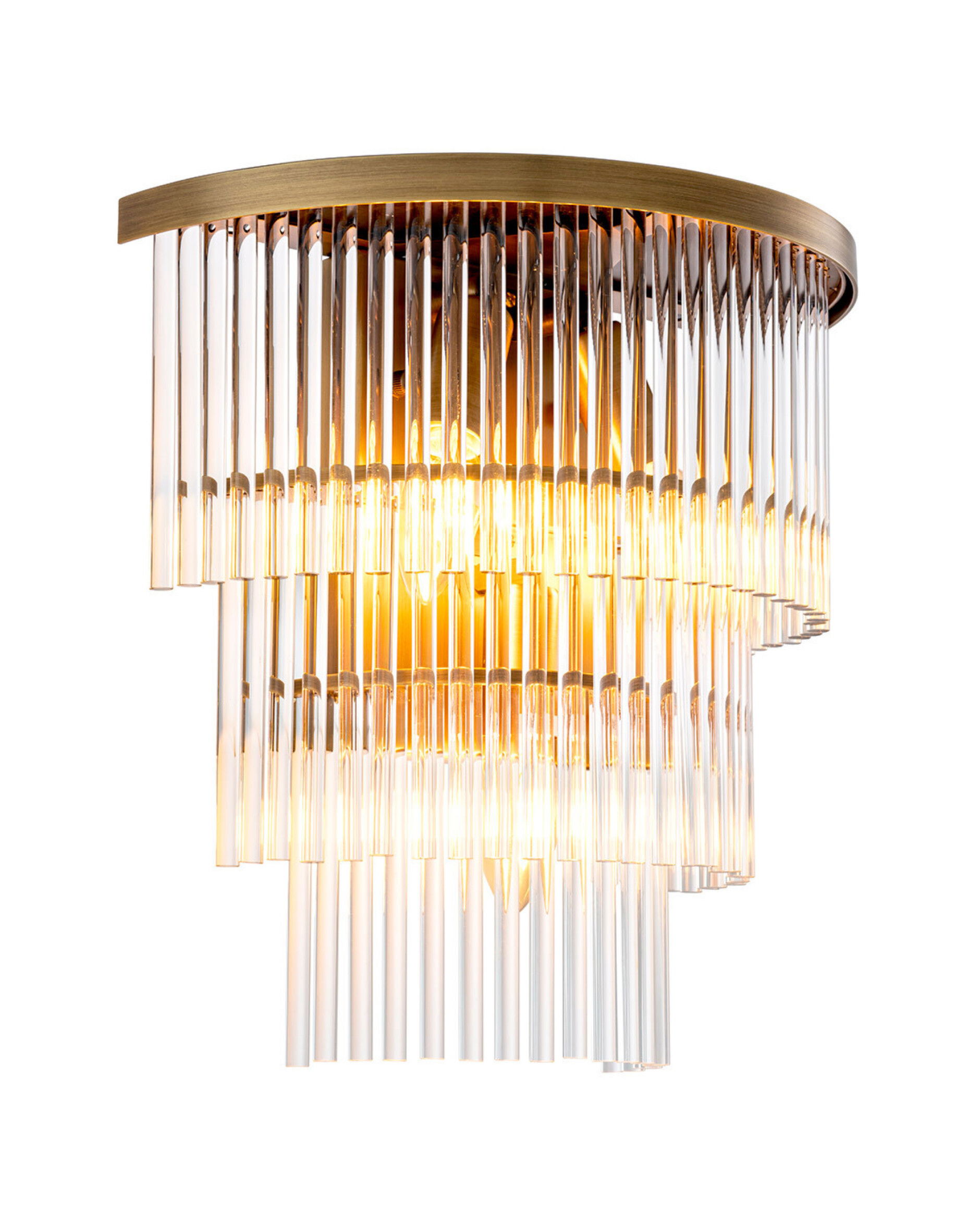 East wandlamp antiek messing