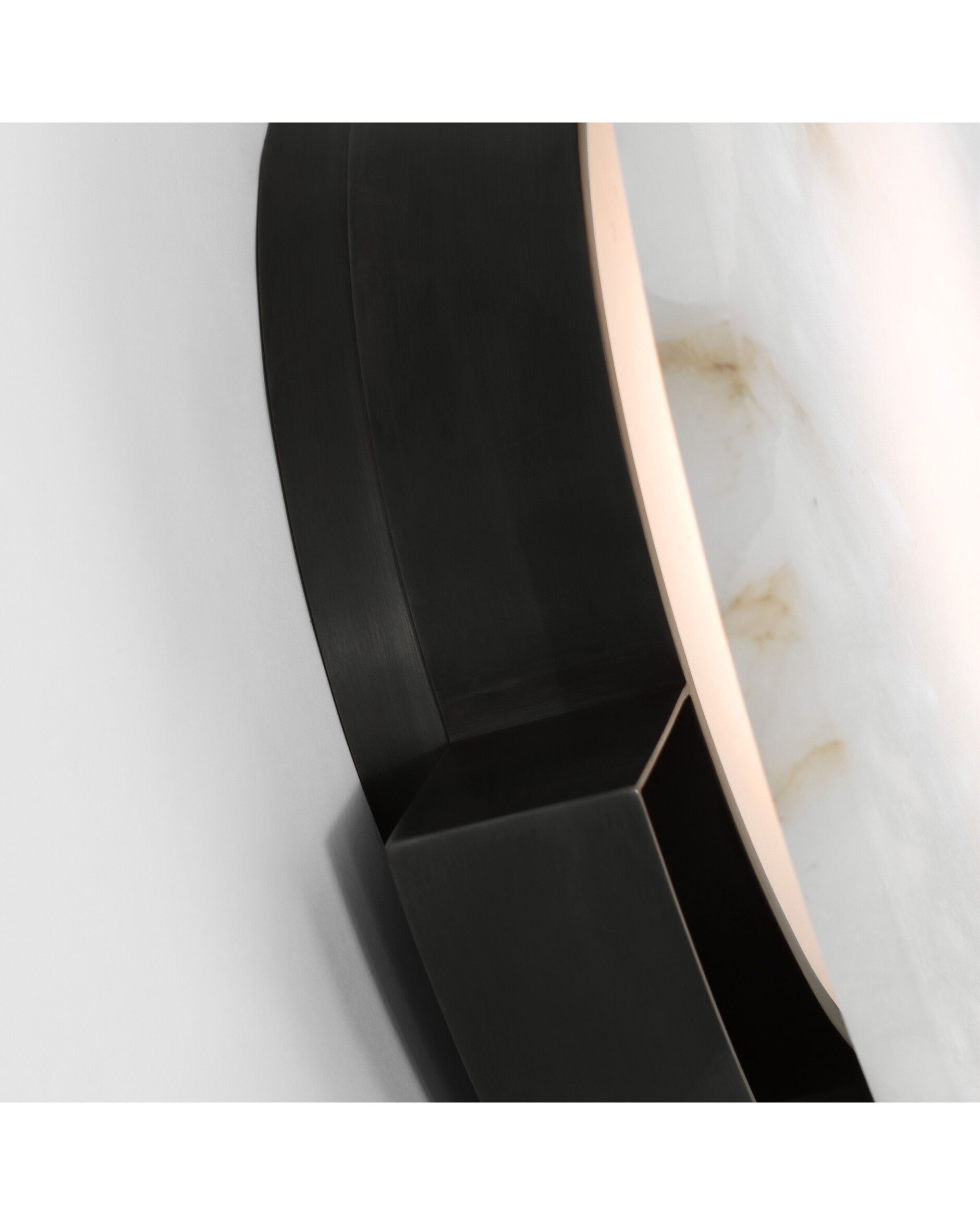 Melange 13" vägglampa brons