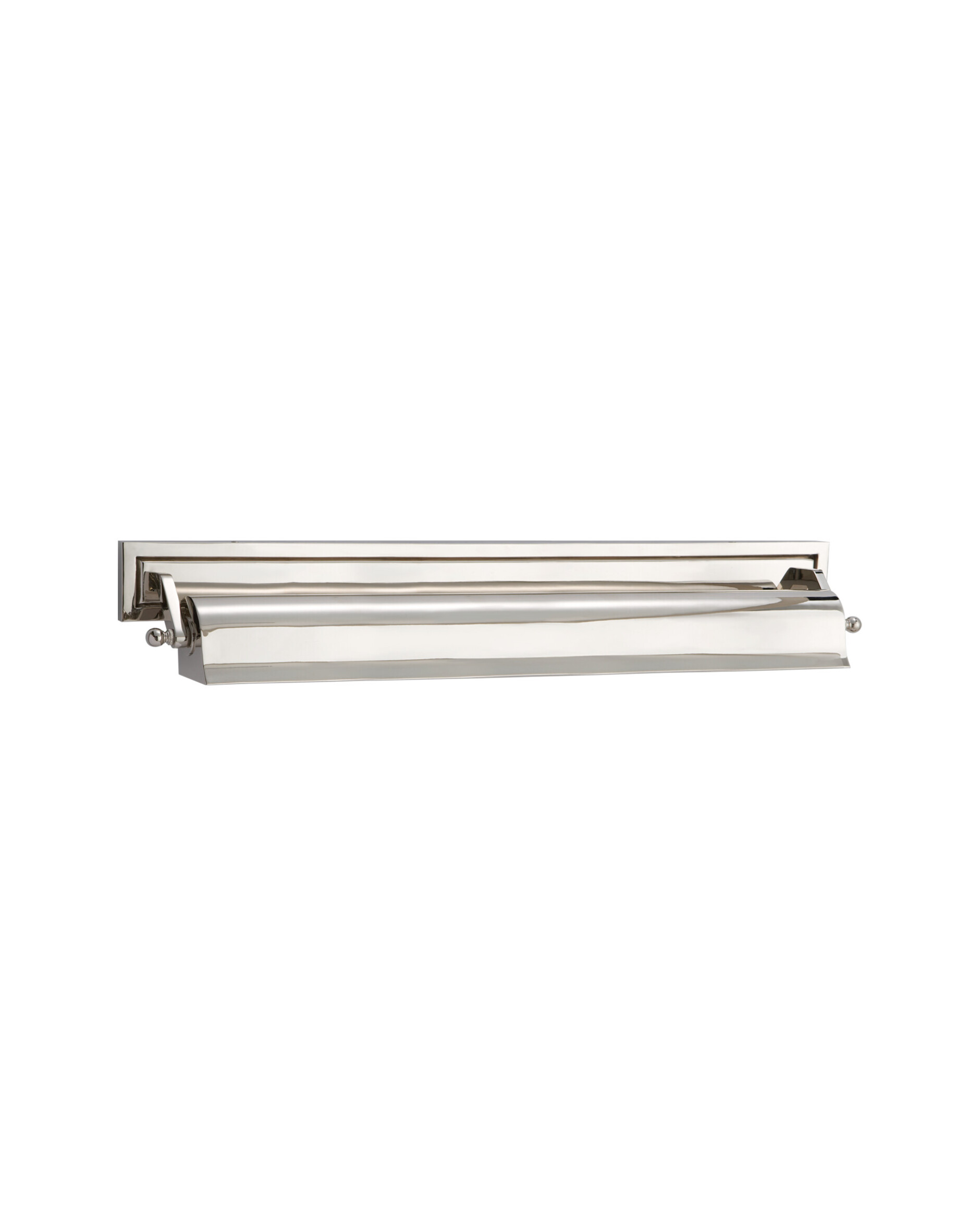 Library 22" Picture Light Polished Nickel OUTLET