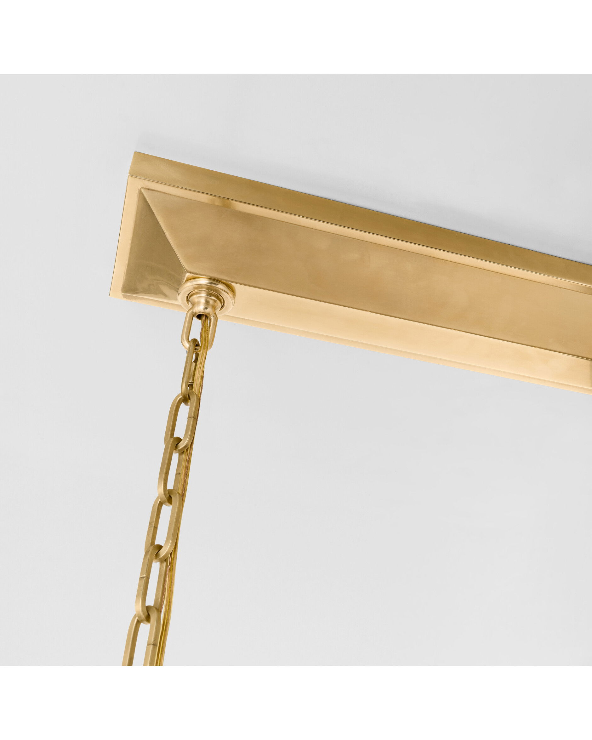 Antigua 54" taklampa linjär natural abaca