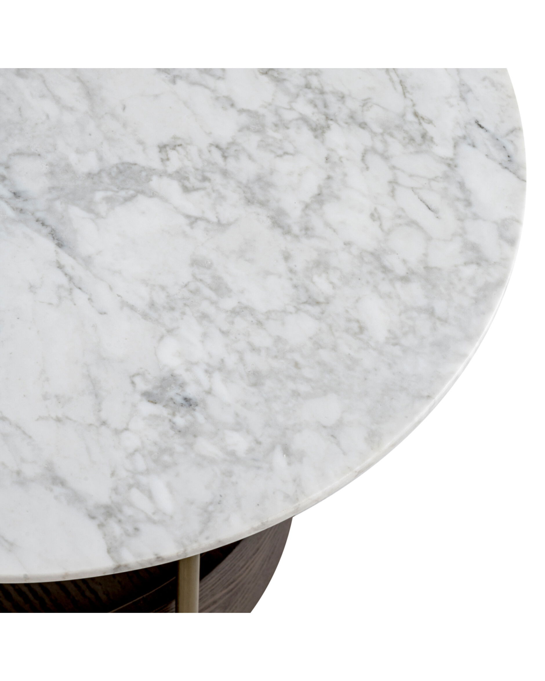 Faye Side Table White Marble