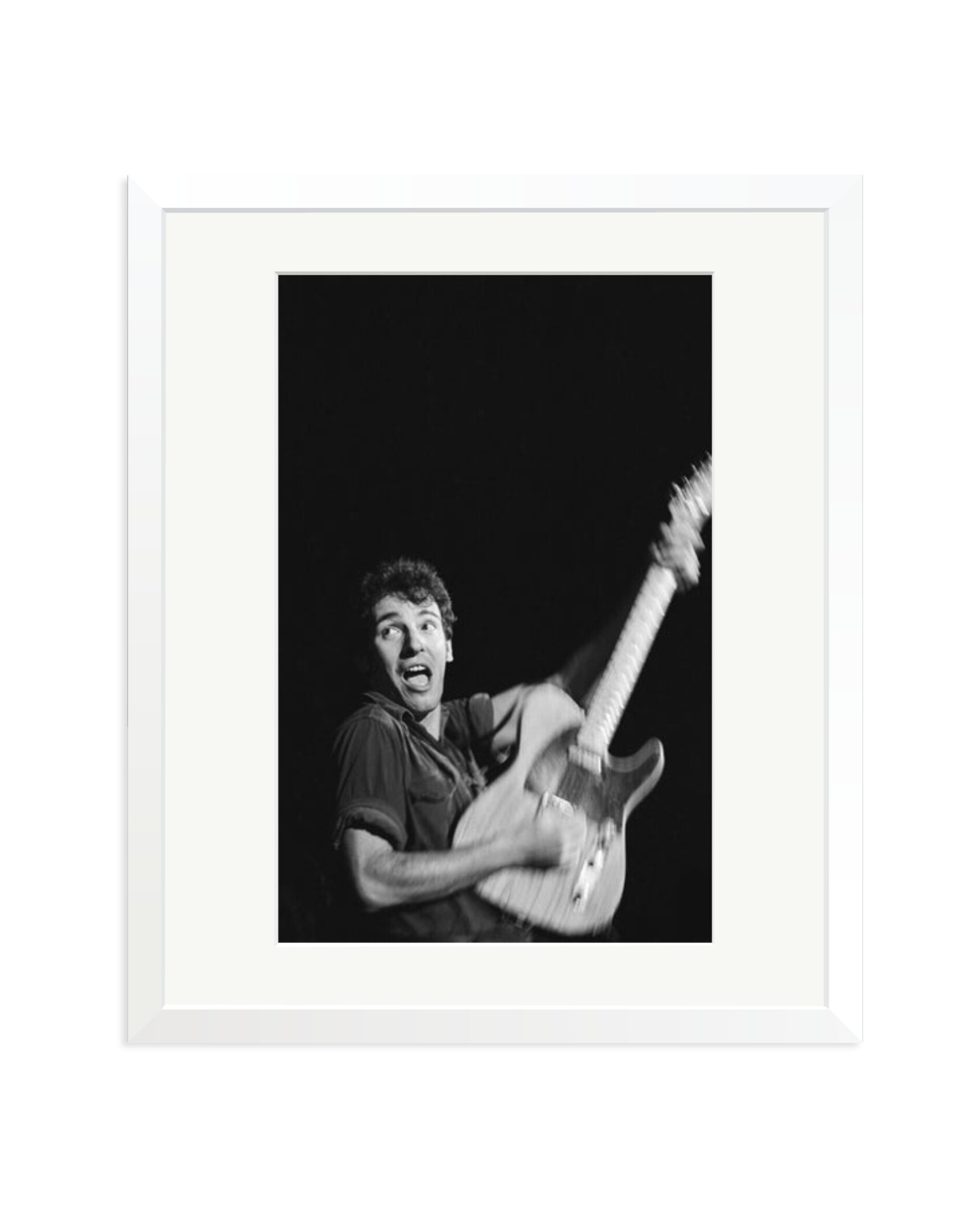 70s Bruce Springsteen White / Large