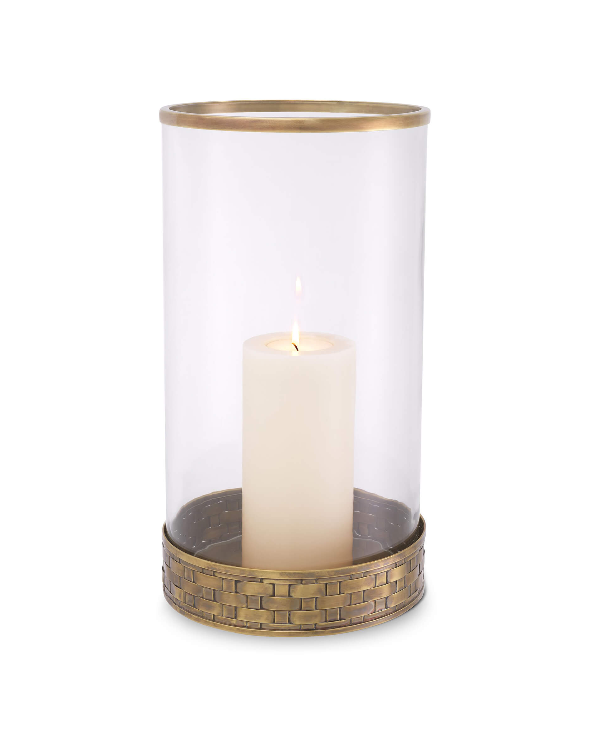 Lausanne lykta antik mässing