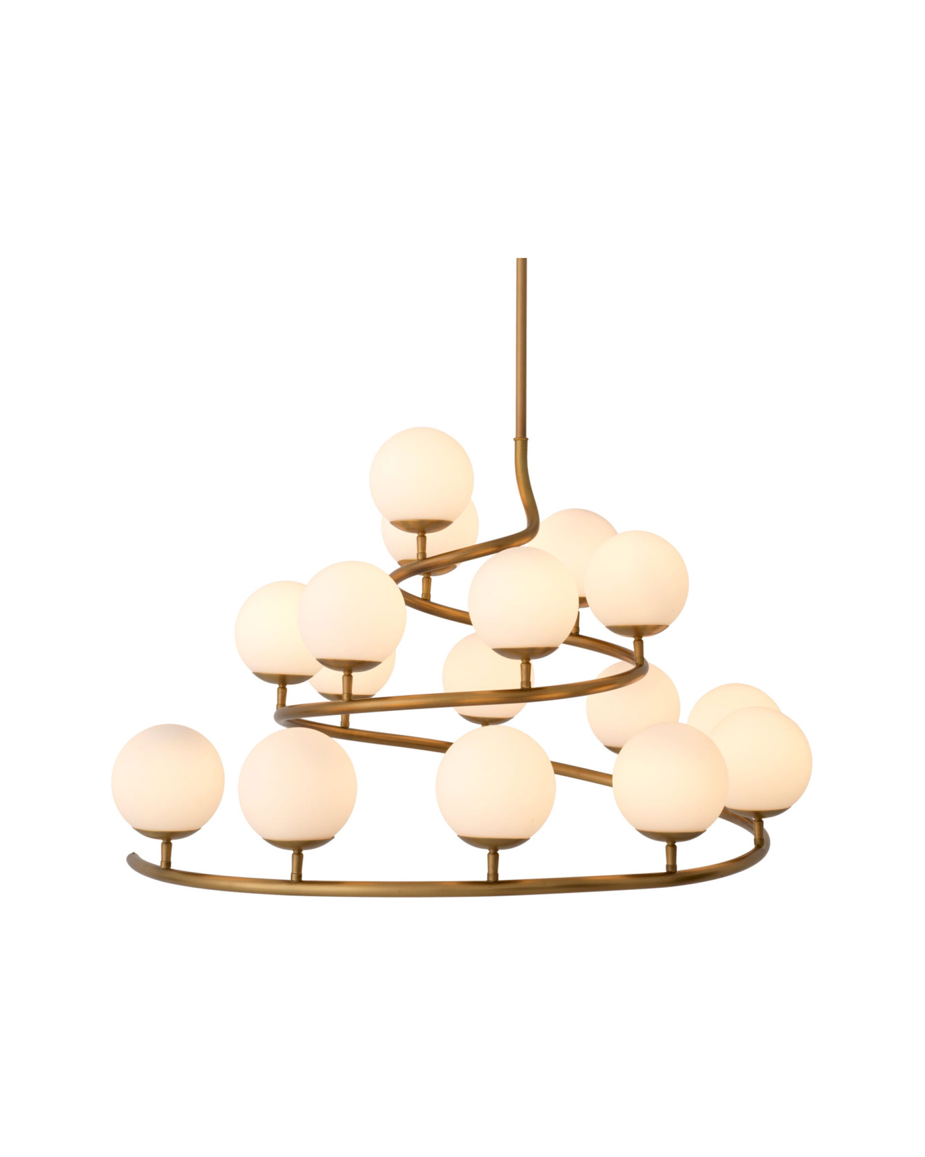 Brissac Chandelier Vintage Brass