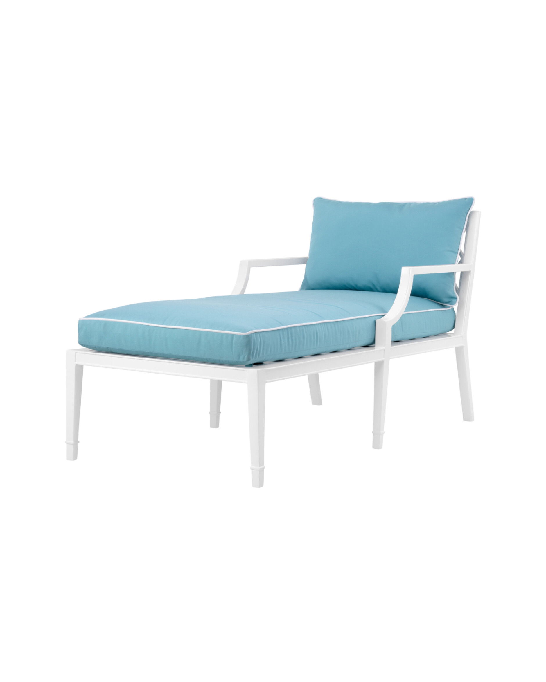Bella Vista Sun Lounger White