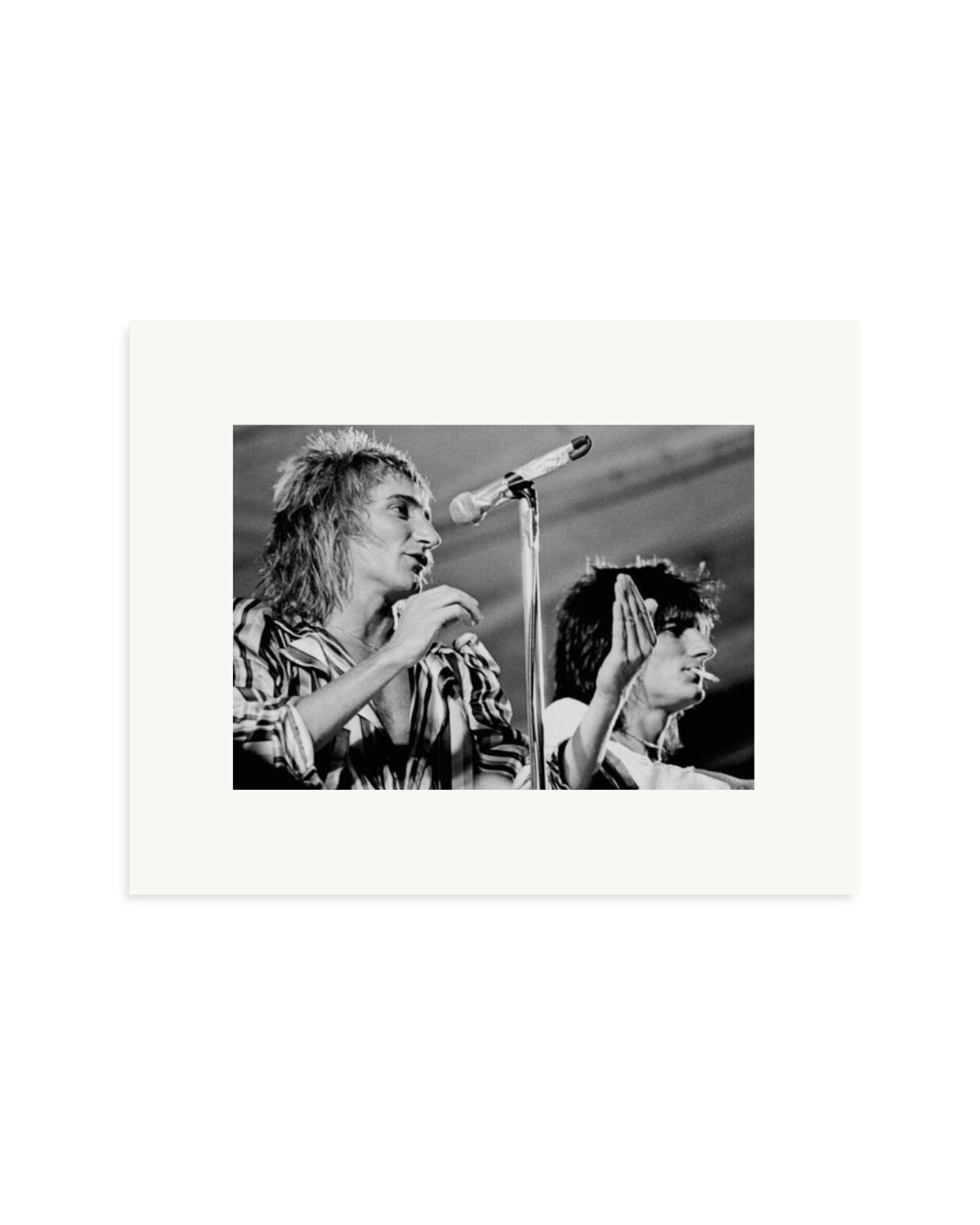 Rod Stewart & Ron Wood 1975 Print Only / Small
