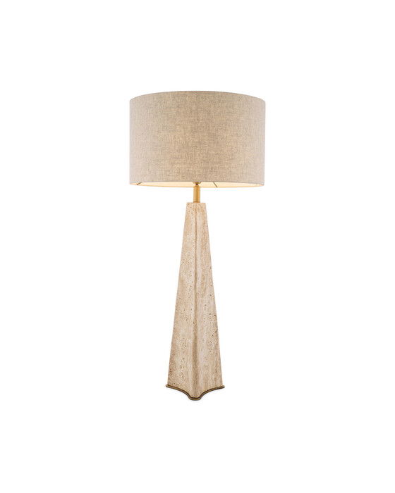 Benson bordslampa travertine