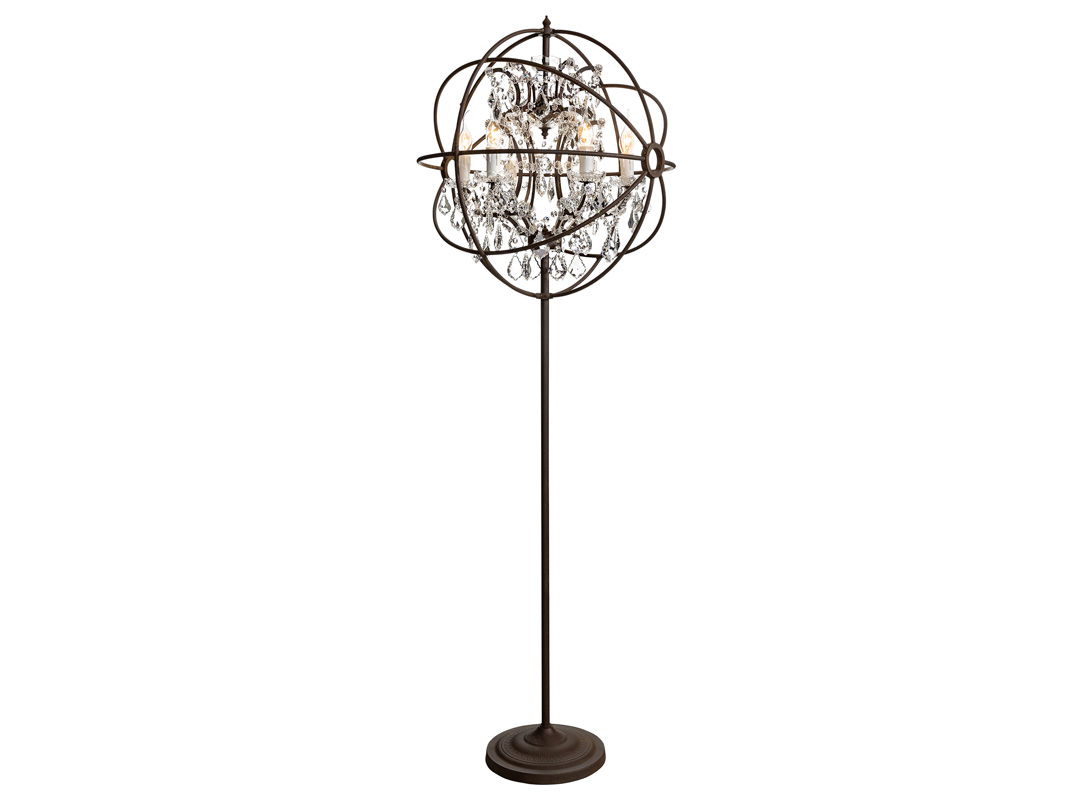 Rome golvlampa antik kristall