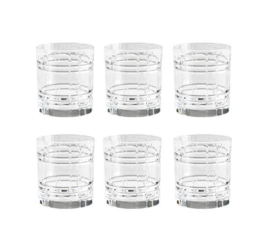 Upper East tumblerglas kristall 6-pack