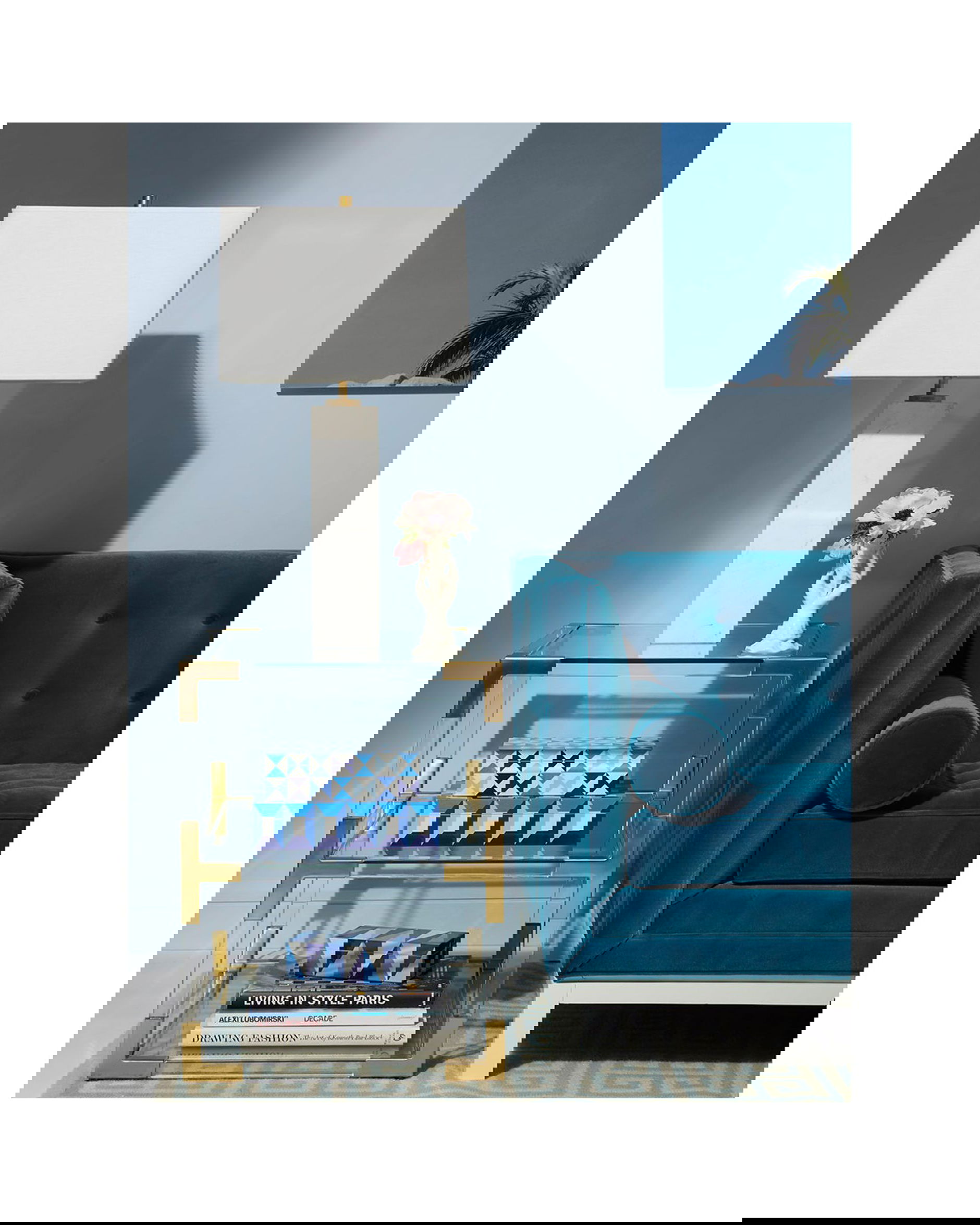 Jacques sidobord mässing