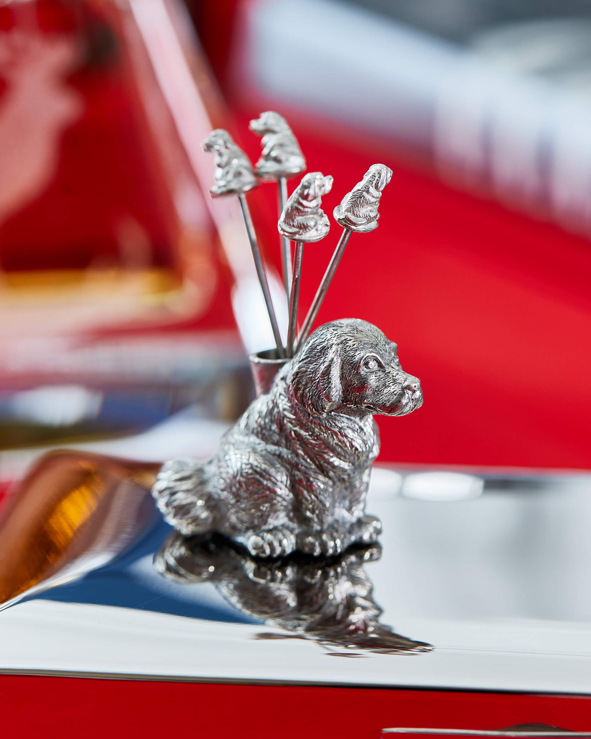 Golden cocktailpinnar