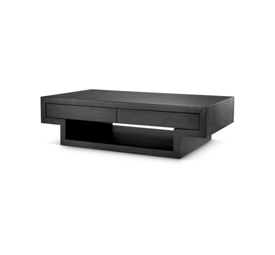 Charcoal Grey - Rialto Coffee Table Washed Oak