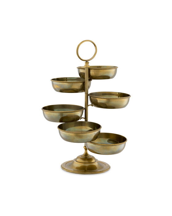 Christine serveringsstativ vintage messing