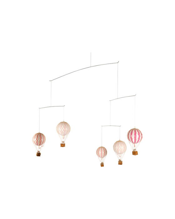 Luftballoner Flying Skies uro lyserød