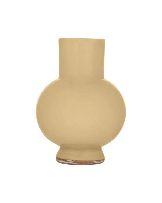 Franklin glassvase beige