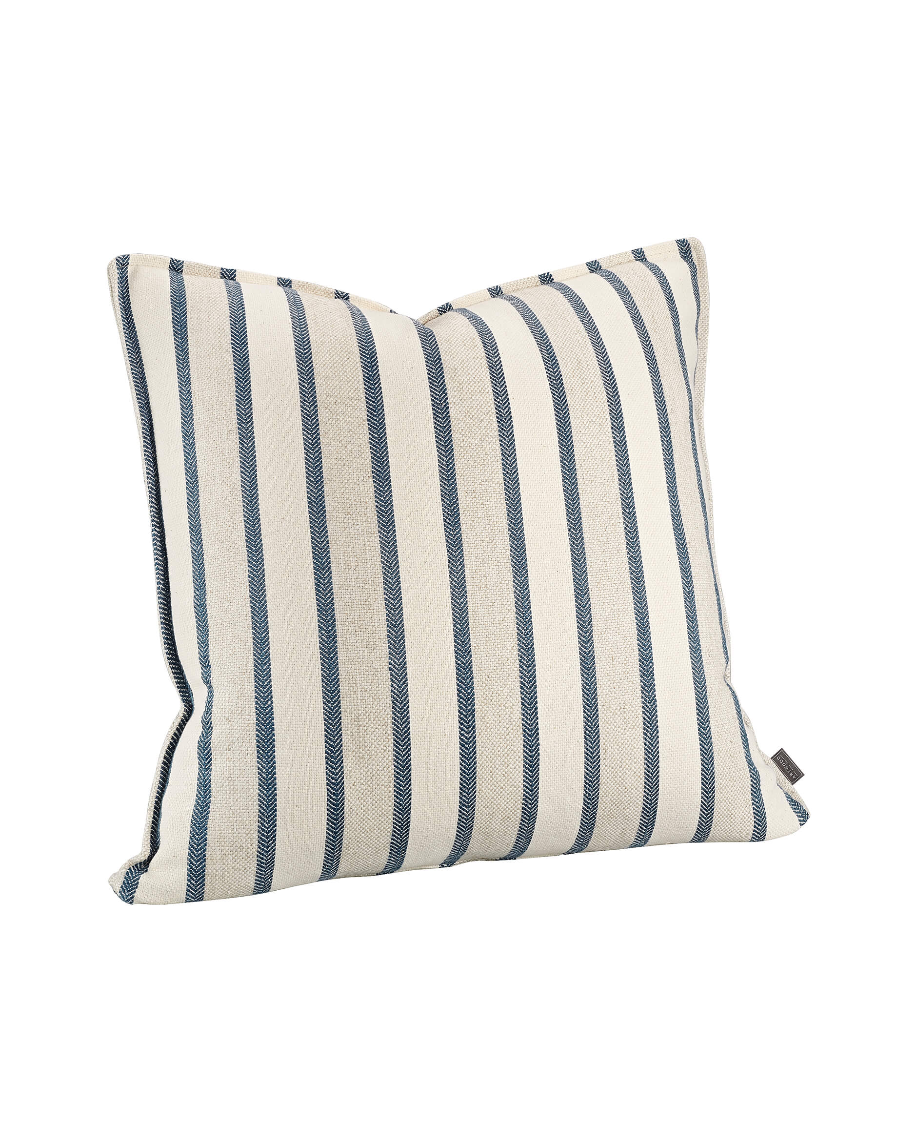 Herringbone Stripe Cushion Cover Blue