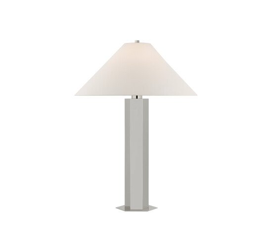 Polished Nickel - Olivier Table Lamp Polished Nickel Medium