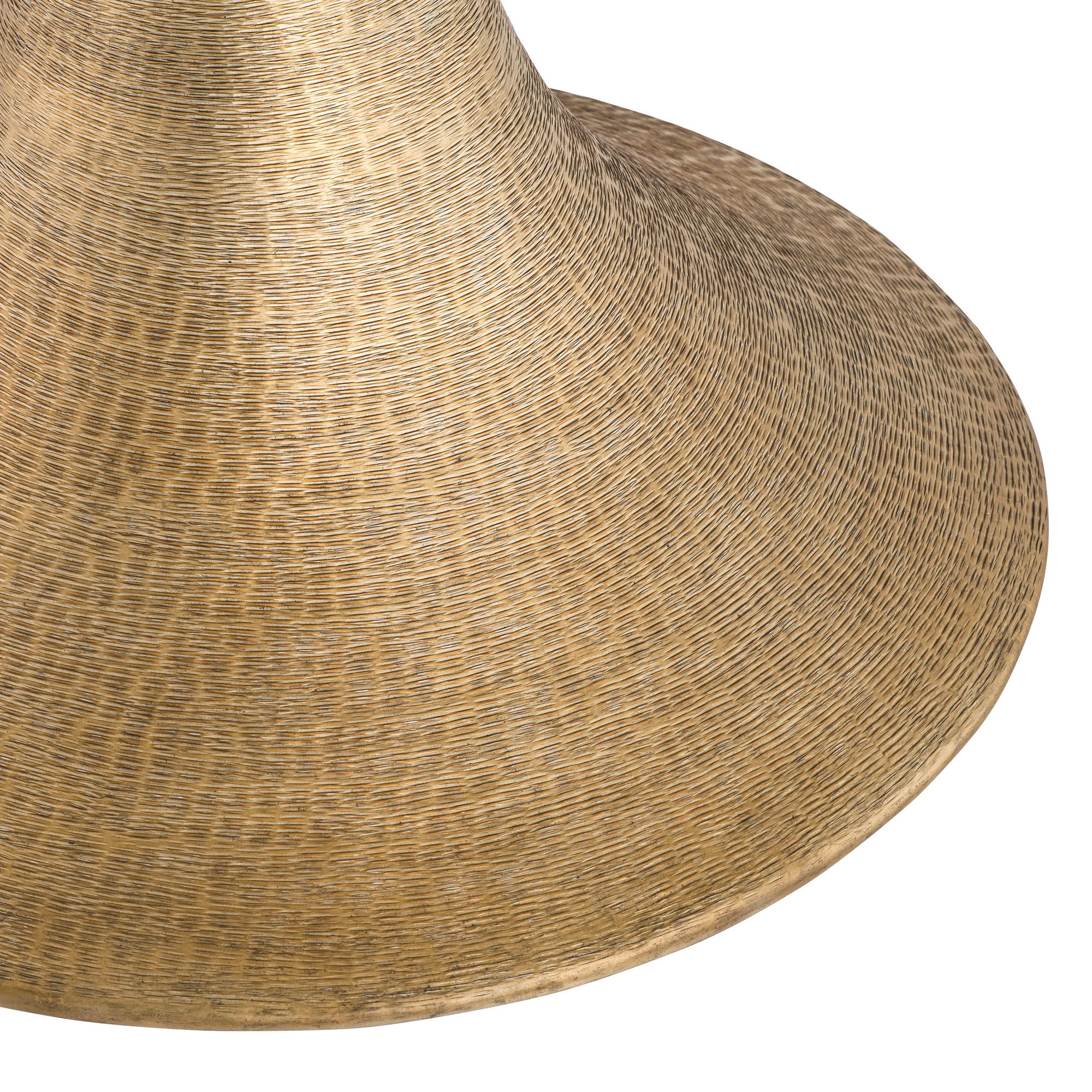 Melchior matbord rund mässing