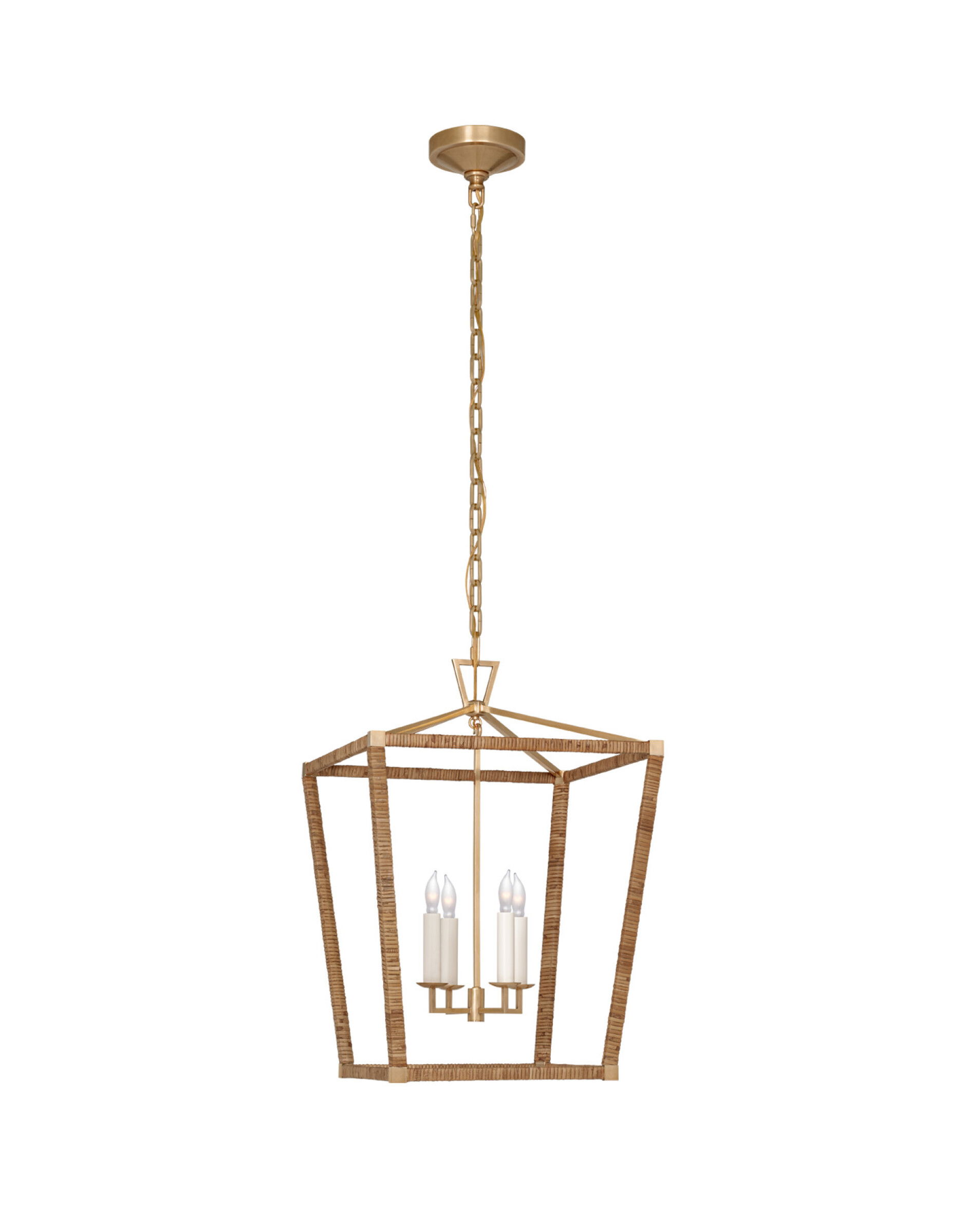 Darlana wrapped taklampa mässing M