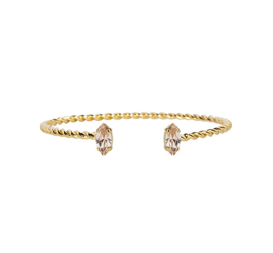 null - Petite Navette Bracelet Light Silk