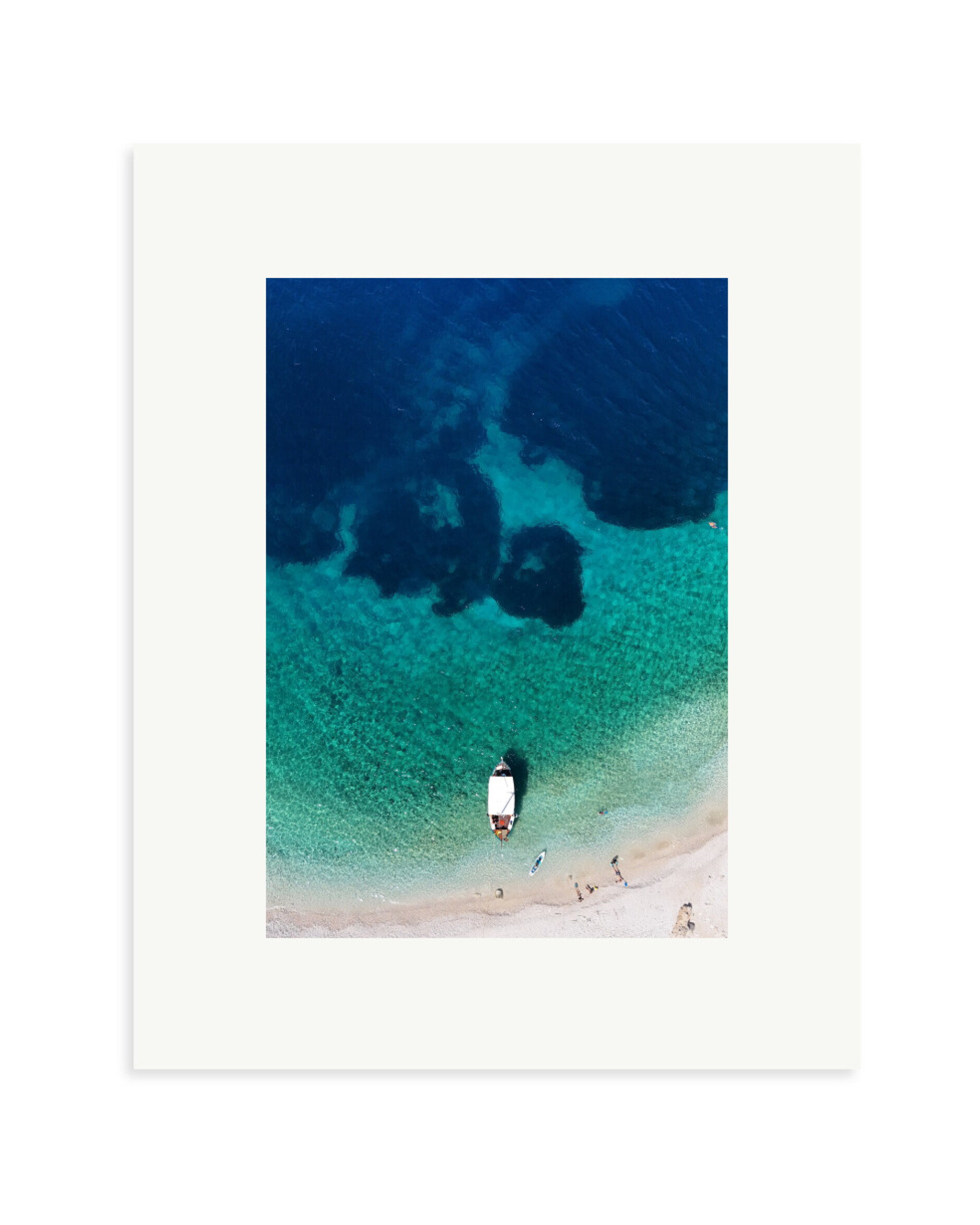 Moored off The Pebbles Print Only / Small