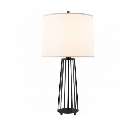 null - Carousel Table Lamp Soft Silver