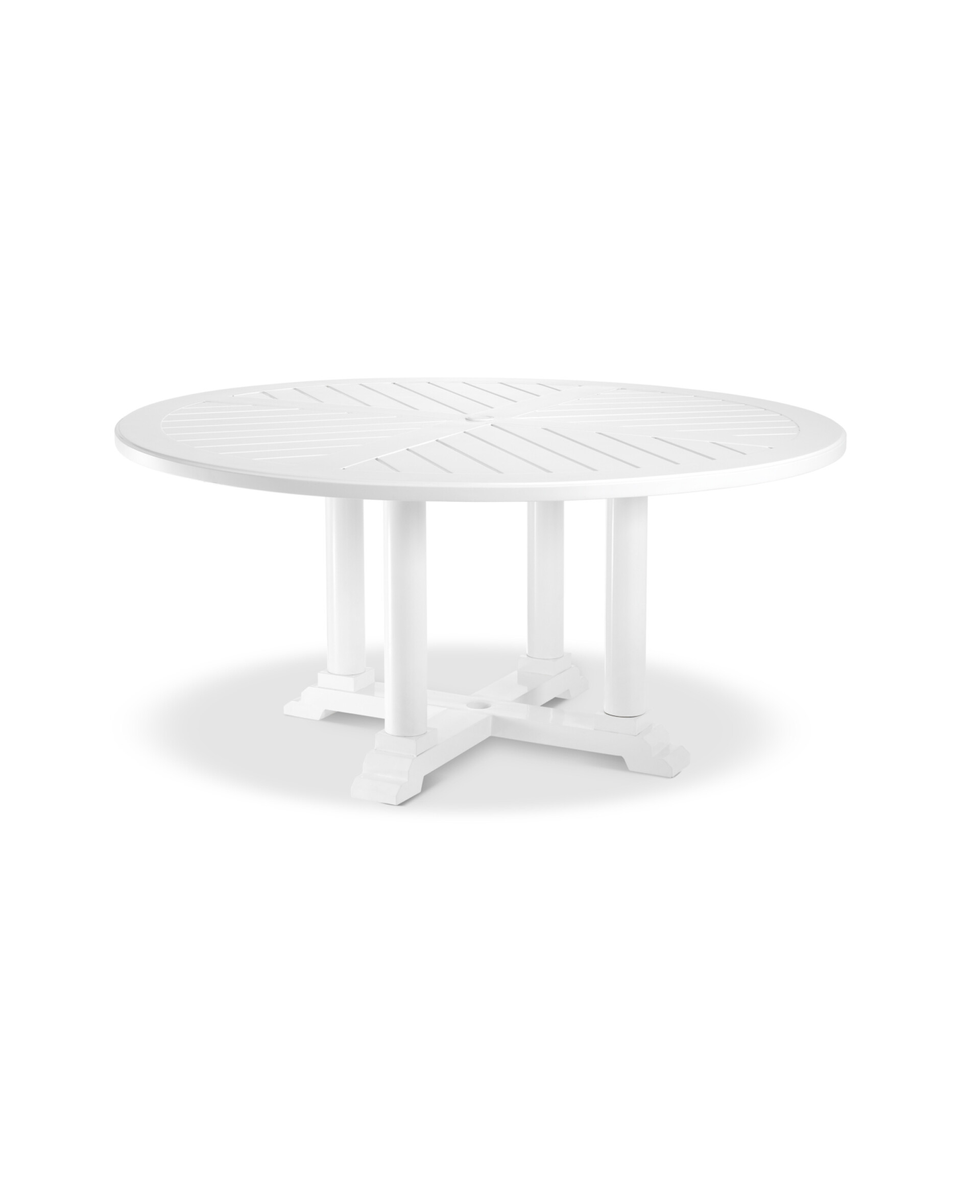 Bell Rive matbord runt vit