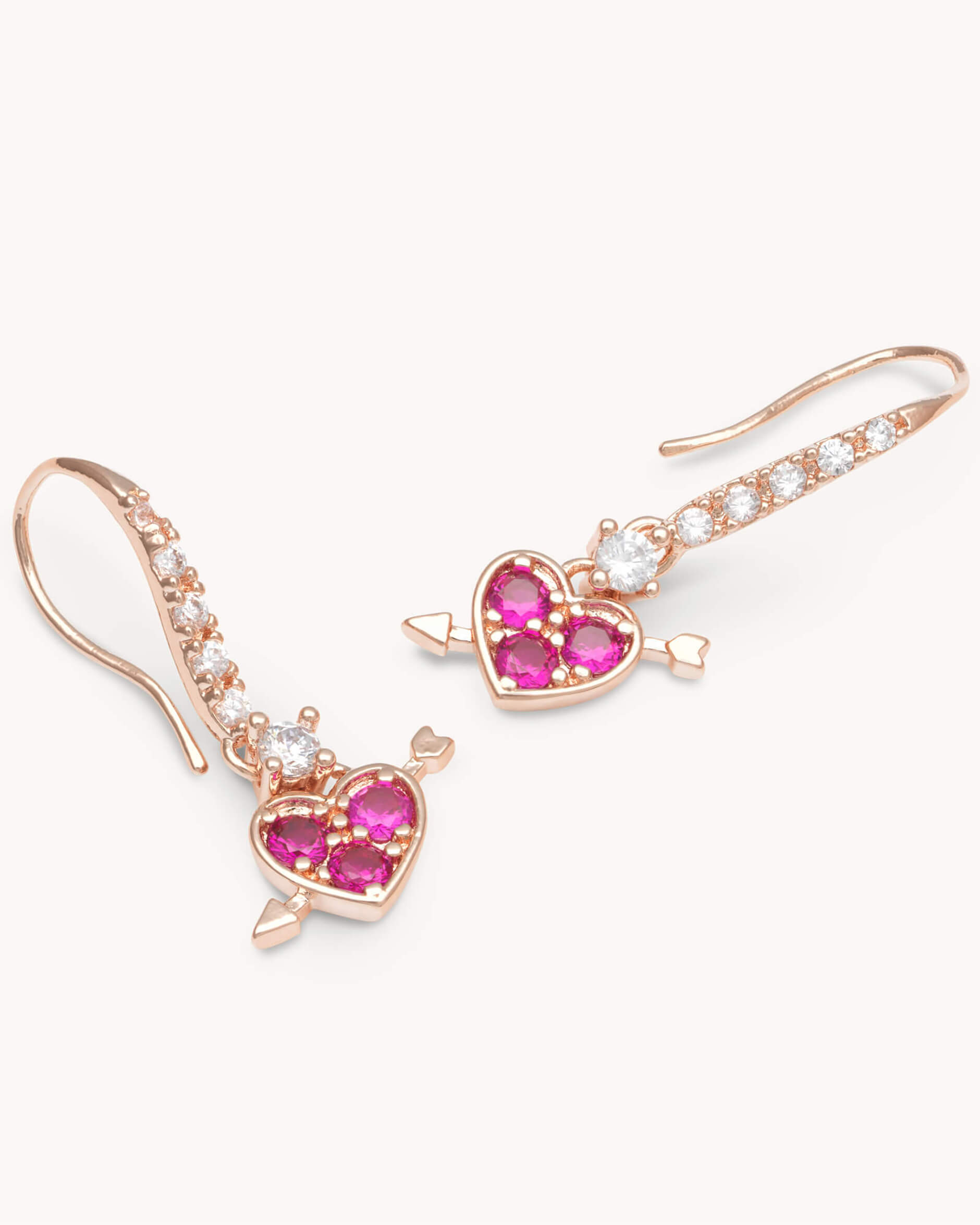 Lowe örhängen pink ruby