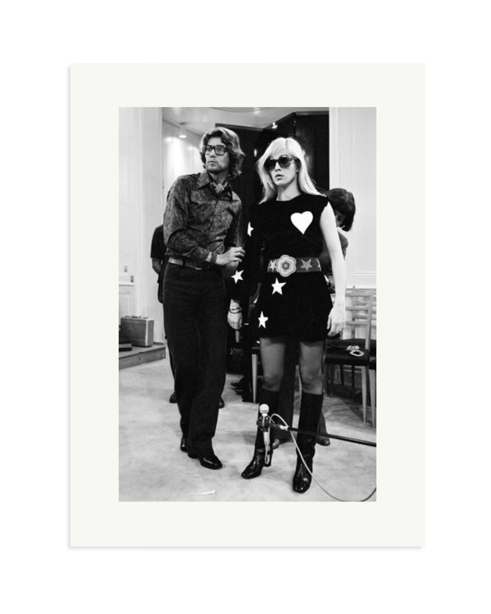 Sylvie Vartan at Yves Saint Laurent Print Only / XL
