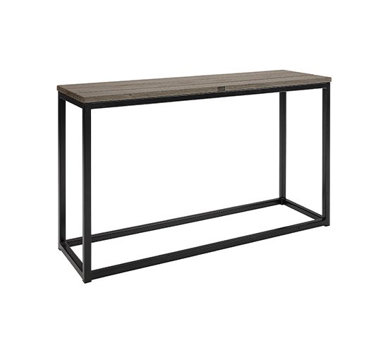 Charcoal Teak - Anson console table charcoal