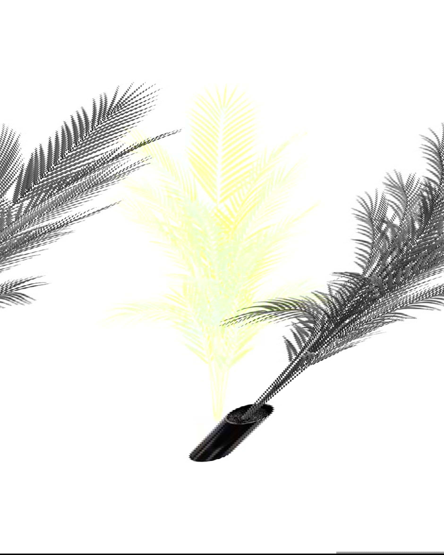 Bergspalm konstträd grön 110cm