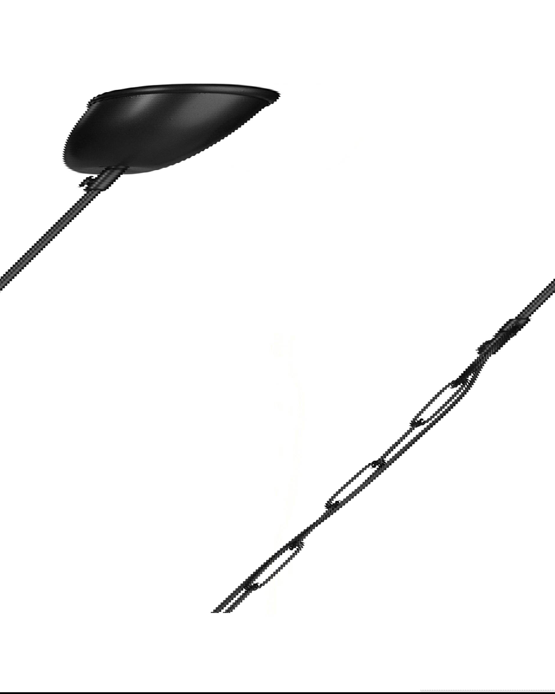 Slim City taklampa svart