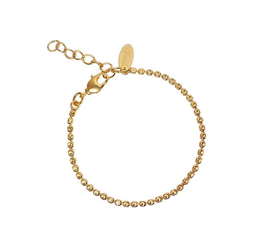 Guld - Diamond Chain armband
