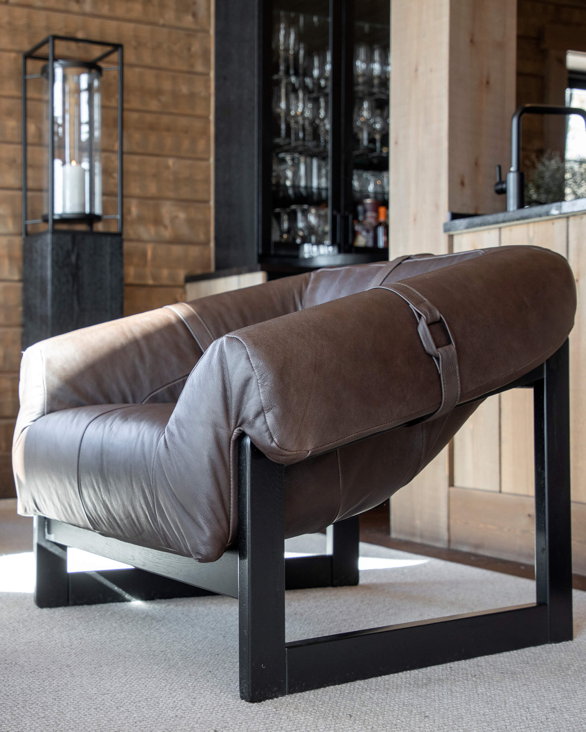 Lee Leather Armchair Espresso