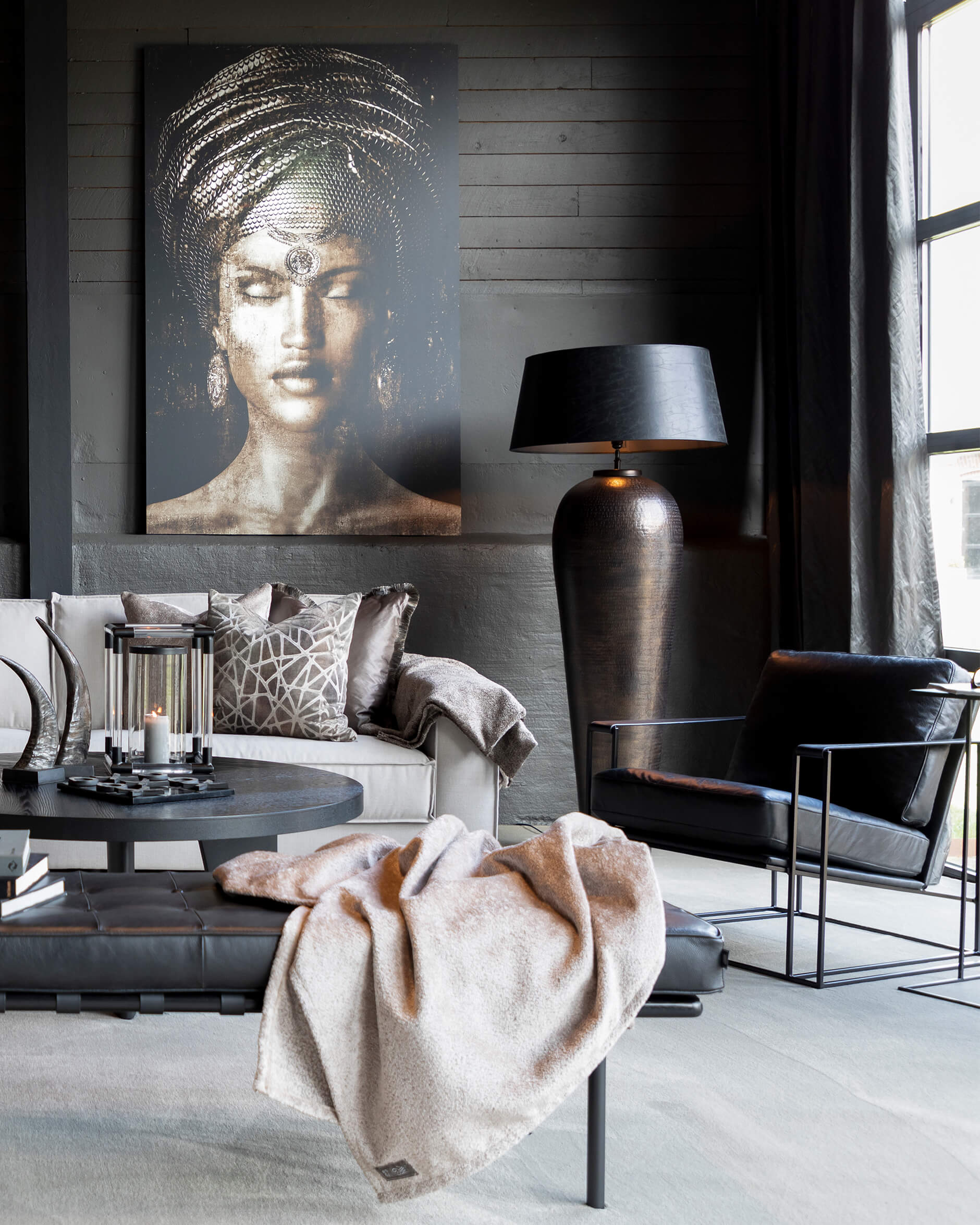 Florence lattialamppu antiikkipronssi OUTLET