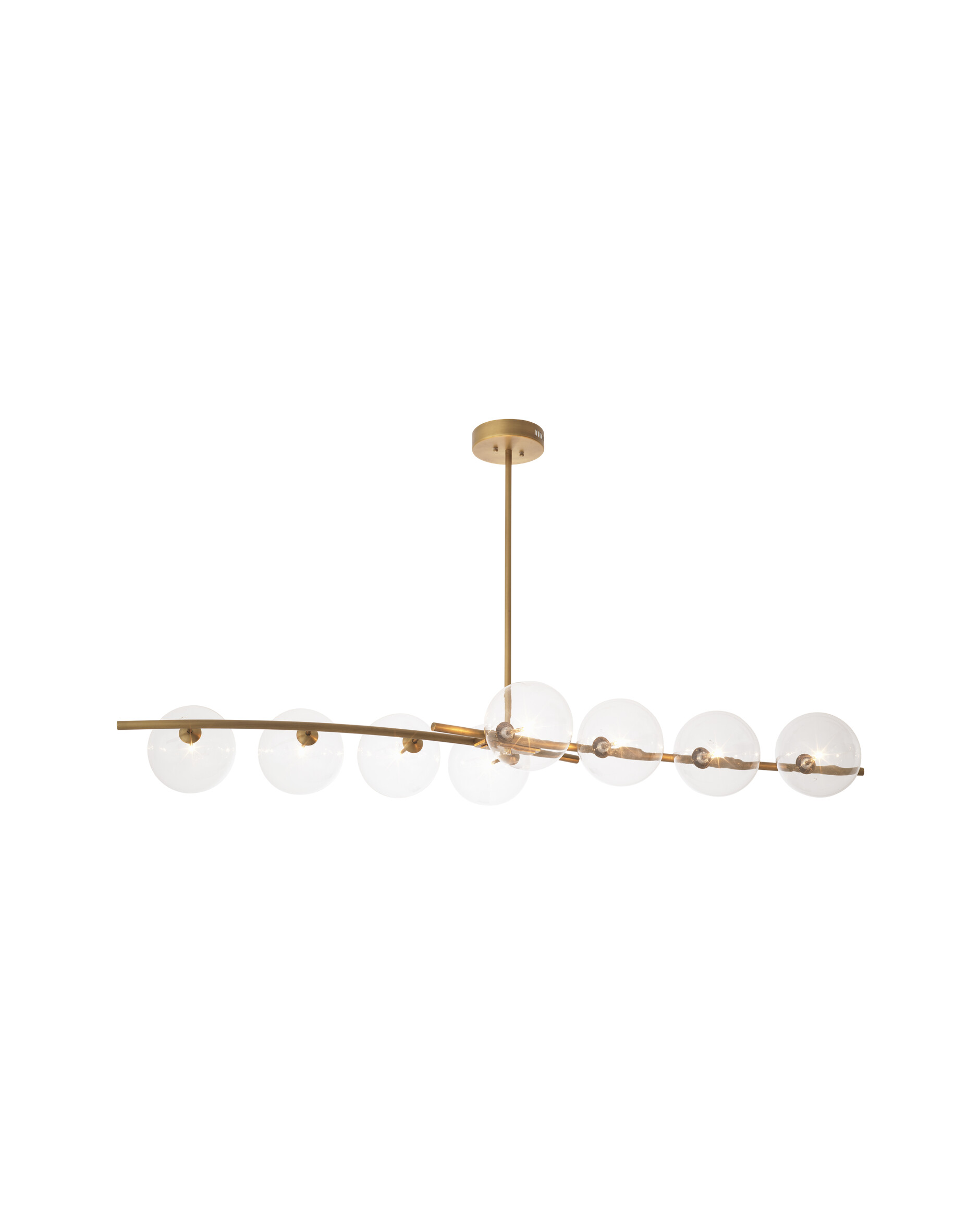 Spezia taklampa antique brass